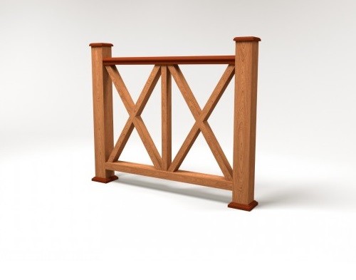 Ограждение из ДПК FG7 терракот купить в Казани