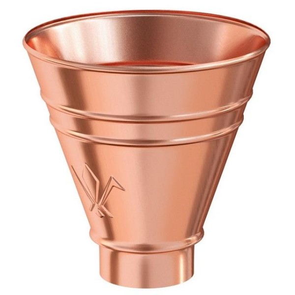 Водосток Aquasistem, система 150/100 - Воронка водосборная круглая медная купить в Казани