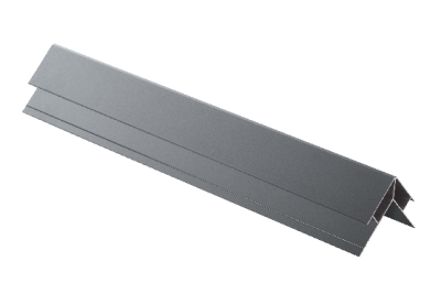 Угловой элемент наружный, алюминиевый, серый