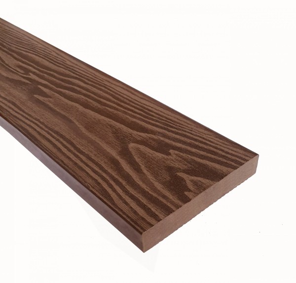 Террасная доска из ДПК Terrapol Смарт 3D Полнотелая без паза Орех Милано купить в Казани