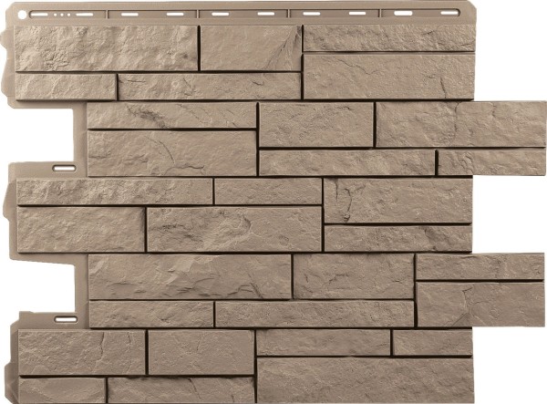 Фасадная панель Альта-Профиль Шотландия Бежевый купить в Казани