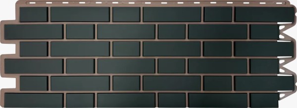 Фасадная панель Альта-Профиль, Кирпич Клинкерный, Графит купить в Казани