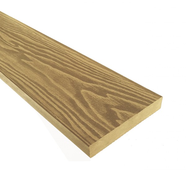 Террасная доска из ДПК Terrapol Смарт 3D Полнотелая без паза Дуб Севилья купить в Казани