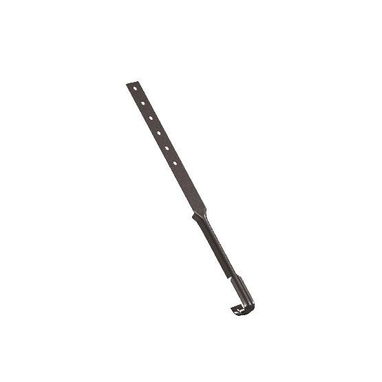 Водосток Aquasistem, система 125x90 - Поддержка желоба RR 32 Тёмно-Коричневый купить в Казани