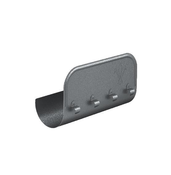 Водосток Aquasistem, Система 150/100 - Ограничитель перелива прямой RR 23 Маренго matt купить в Казани