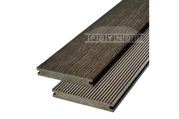 Террасная доска из ДПК Faynag Premium Massive 3D — Венге купить в Казани