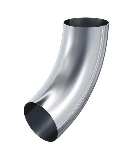 Водосток Aquasistem, Система 125x90 - Колено трубы оцинковка купить в Казани