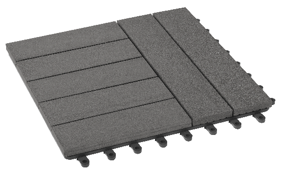 Модульный паркет ДПК GRINDERDECO Комфорт 4 Серый базальт купить в Казани