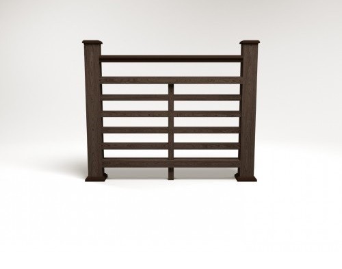 Ограждение из ДПК FG4 венге купить в Казани