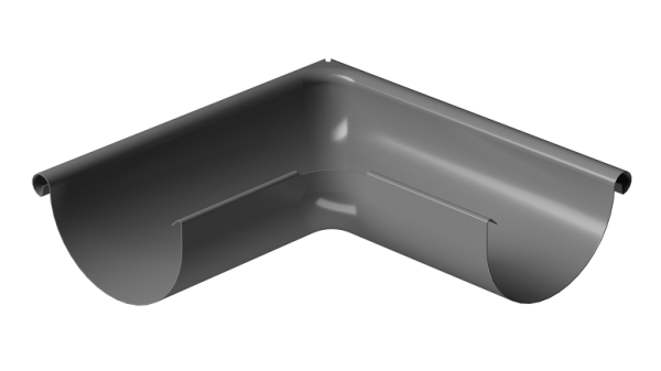 Угол внешний 90° D125 Döcke STAL PREMIUM Графит, (RAL 7024) купить в Казани