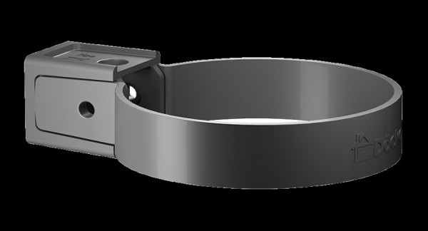 Хомут универсальный Docke Premium ПВХ -  графит купить в Казани