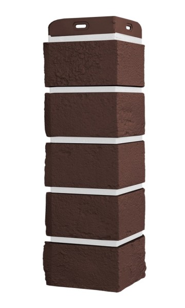 Угол Grand Line состаренный кирпич Элит каштан, ШОВ белай купить в Казани