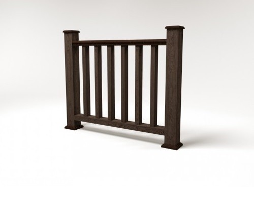 Ограждение из ДПК FG5 венге купить в Казани