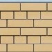 Термопанели Доломит Кирпич 40 мм Жёлтый купить в Казани