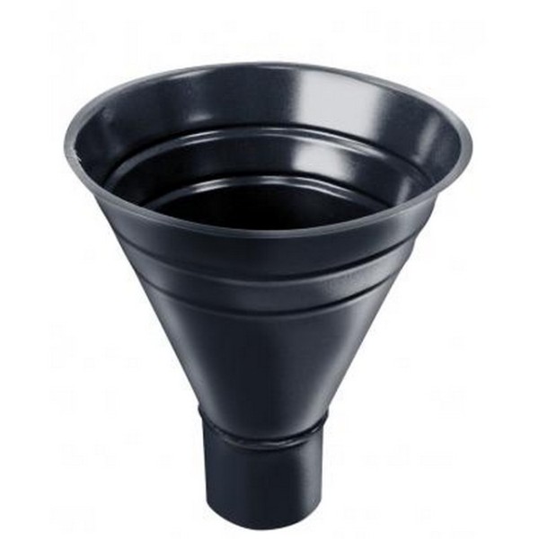 Водосток Grand Line 125x90 – Воронка водосборная RAL 7024 купить в Казани