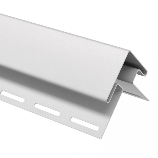 Угол внешний (наружный) для сайдинга, белый купить в Казани