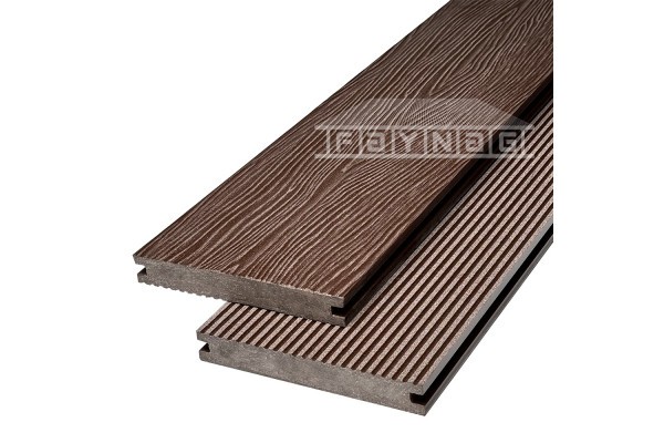 Террасная доска из ДПК Faynag Premium Massive 3D — Шоколад купить в Казани