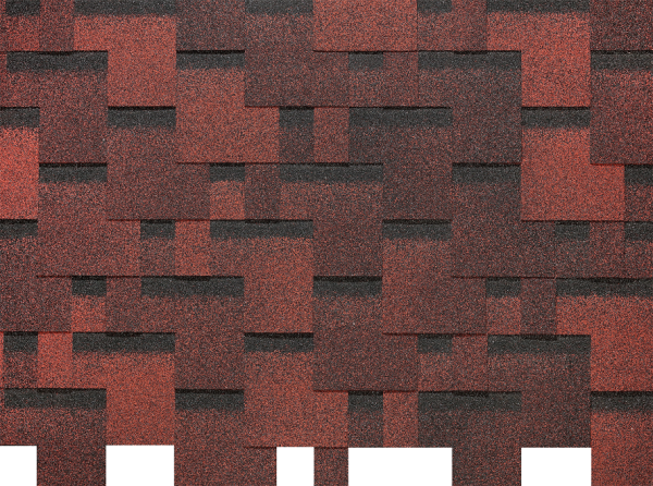 Гибкая черепица EURASIA Docke, Коллекция Лабиринт Красный купить в Казани