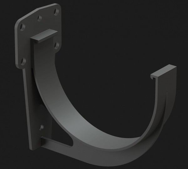 Кронштейн желоба Docke Premium ПВХ - Графит купить в Казани