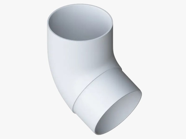 Водосток Альта-Профиль ПВХ – Колено 67 (белый) купить в Казани