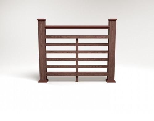 Ограждение из ДПК FG4 шоколад купить в Казани