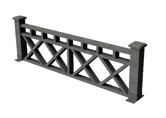 Ограждения декоративное ДПК GRINDERDECO Бэйли серый базальт купить в Казани