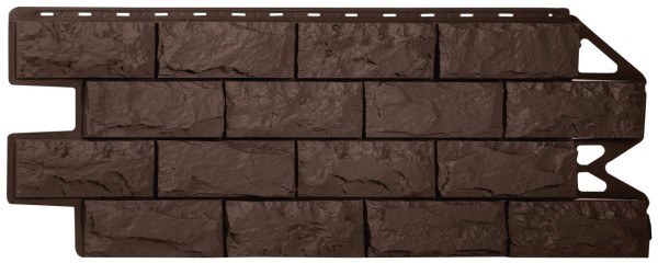 Фасадная панель Альта-Профиль Фагот ЭКО Коричневый купить в Казани