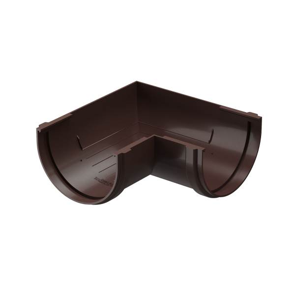 Угол желоба универсал 90˚ Docke Premium ПВХ - Шоколад купить в Казани