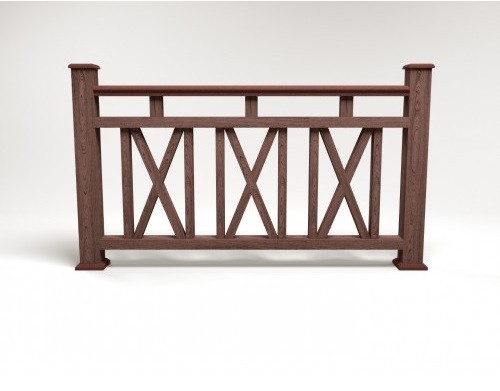 Ограждение из ДПК FG3 шоколад купить в Казани