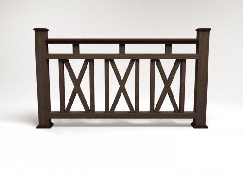 Ограждение из ДПК FG3 венге купить в Казани