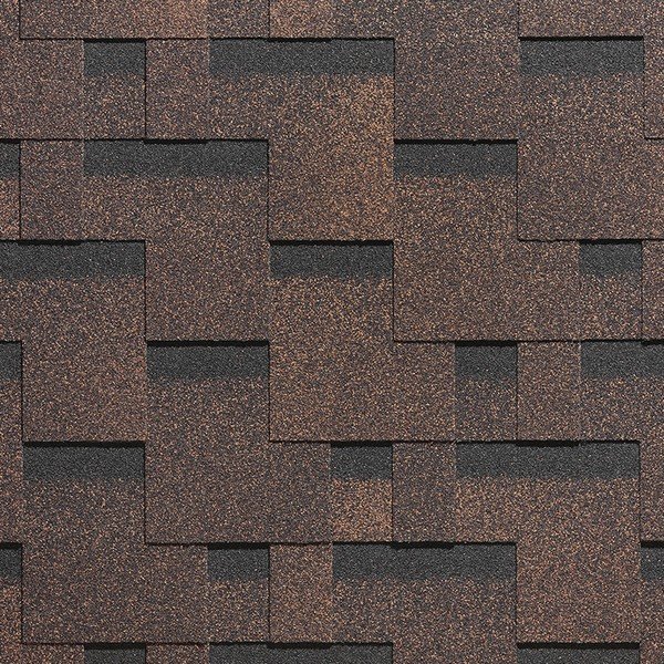 Гибкая черепица Docke, коллекция Тетрис – Коричневый купить в Казани