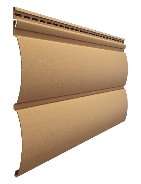 Виниловый сайдинг docke (дёке) - blockhaus D4,7T (под бревно), карамель купить в Казани