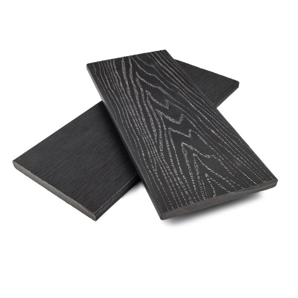 Заборная доска ДПК NanoWood Nature 3D полнотелая Антрацит купить в Казани