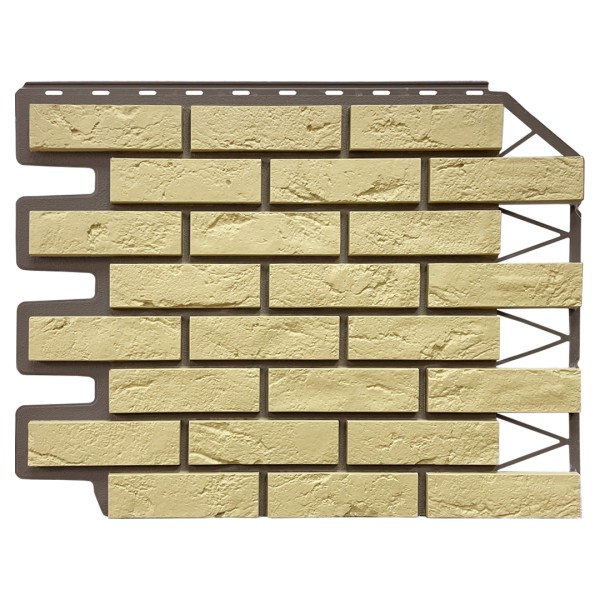 Фасадная панель FineBer, Кирпич Баварский, Песочный купить в Казани