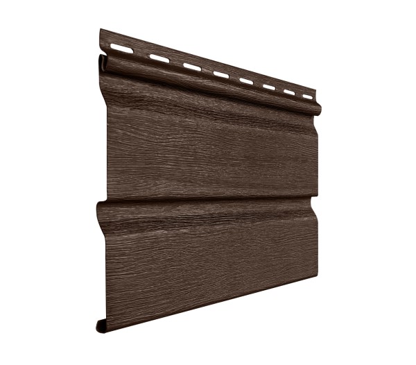 Виниловый сайдинг fineber (файнбер) - серия "стандарт", коричневый купить в Казани