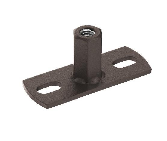 Водосток Aquasistem, Система 150/100 - Держатель для хомута под метиза RR 32 Тёмно-коричневый matt купить в Казани