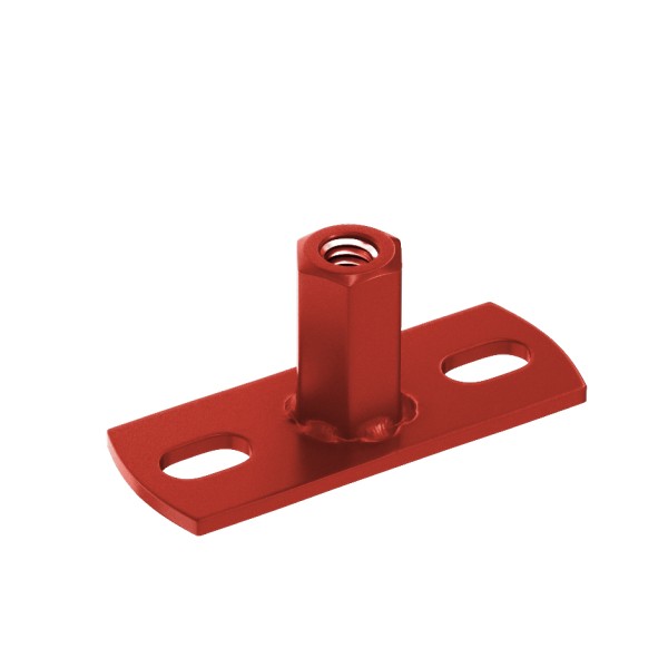 Водосток Aquasistem, система 125x90 - Держатель для хомута под метиз RR 29 Бургундский купить в Казани