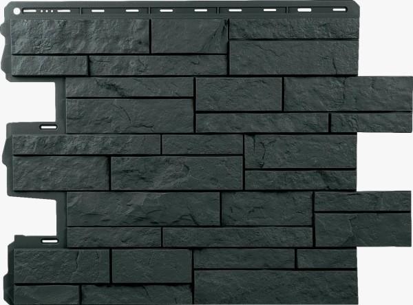 Фасадная панель Альта-Профиль Шотландия Графит купить в Казани