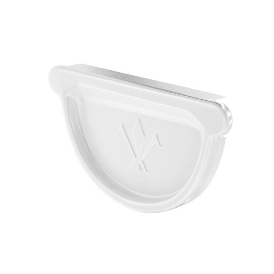 Водосток Aquasistem, система 150/100 - Заглушка универсальная с резиновым уплотнителем RAL 9003 Белый купить в Казани