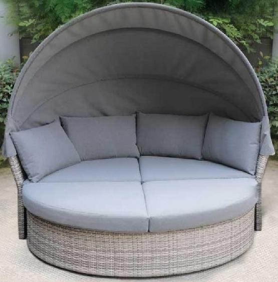 Диван-Трансформер AFINA плетеный из иск. ротанга AFM-325G Grey купить в Казани