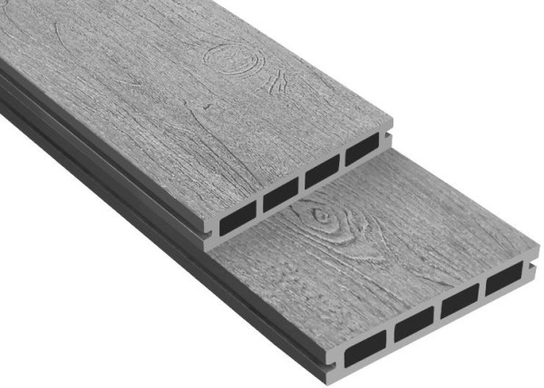 Террасная доска ДПК Outdoor 3D NEVADA/CALIFORNIA серая купить в Казани