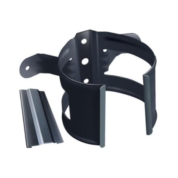 Водосток Grand Line 125x90 – Хомут трубы (на дерево) RAL 7024 купить в Казани