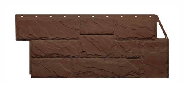 Фасайдинг Серия «Камень крупный» Коричневый купить в Казани