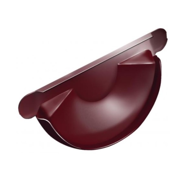 Водосток Grand Line 125x90 – Заглушка желоба RAL 3005 купить в Казани