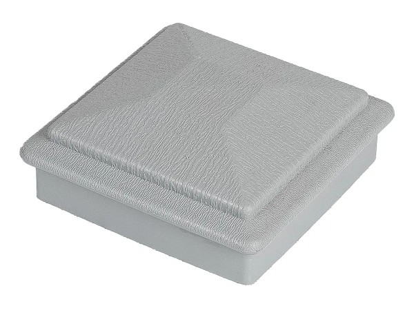 Крышка верхняя фигурная ПВХ для столба Deckart 100х100 Серый купить в Казани