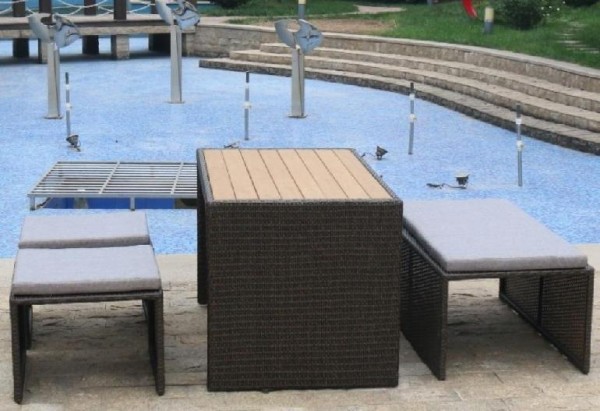 Диван-Трансформер AFINA плетеный из иск. ротанга S330A-W63 Brown купить в Казани