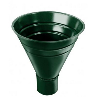 Водосток Grand Line 125x90 – Воронка водосборная RAL 6005