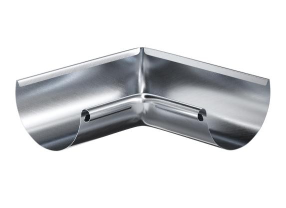 Водосток Aquasistem, Система 150/100 - Угол желоба внутренний оцинковка 90° купить в Казани