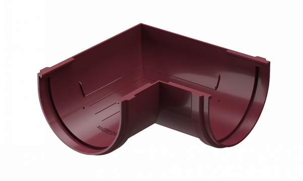 Угловой элемент 90˚ПВХ Docke STANDART красный купить в Казани