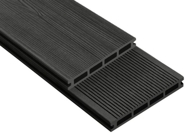 Террасная доска ДПК Outdoor 3D STORM/Вельвет черная купить в Казани